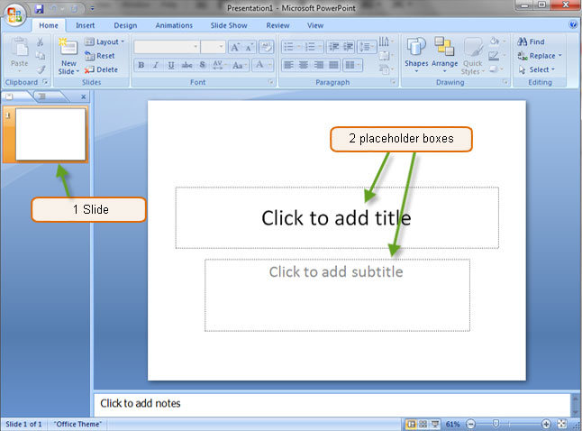 What are placeholders in PowerPoint?