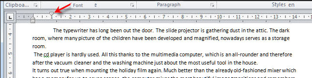 how to change the first line indent in word 2010 how to change the first line indent in word 2010