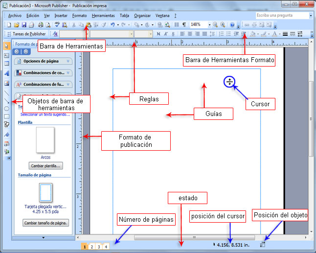 Resultado de imagen para PARTES DE LA PANTALLA DE ACCESS "2010"