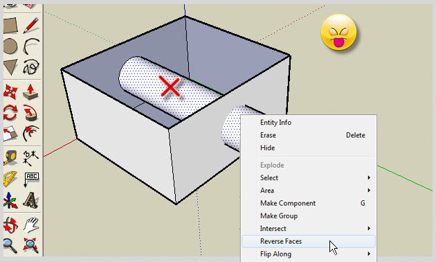 how to cut a model of in simplified 3d