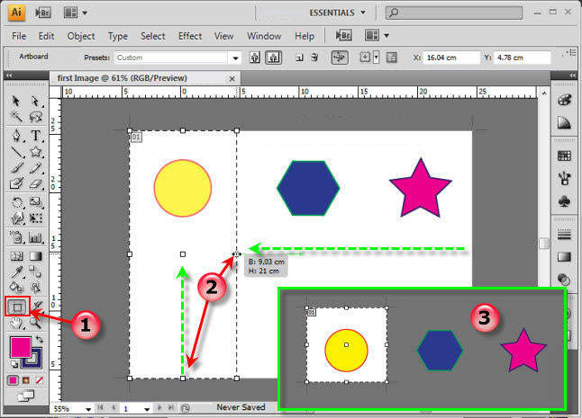 art board cs4 key command art board cs4 key command