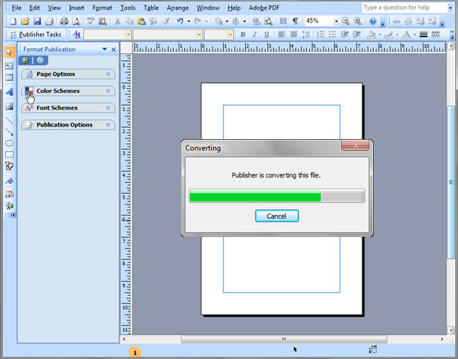 Lesson 5 Publisher Tasks and Importing Word Documents