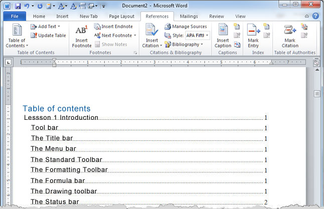 add links to manual table of contents word add links to manual table of contents word