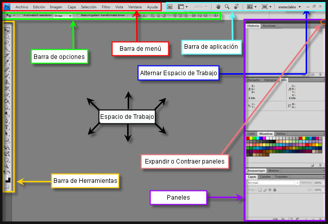 barra de herramientas superior photoshop lecci 243 n 1 introducci 243 n a photoshop cs4 1 swotster barra de herramientas superior photoshop lecci 243 n 1 introducci 243 n a photoshop cs4 1 swotster